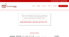 Desktop Screenshot of doorautomation.com