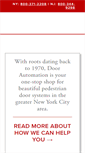 Mobile Screenshot of doorautomation.com